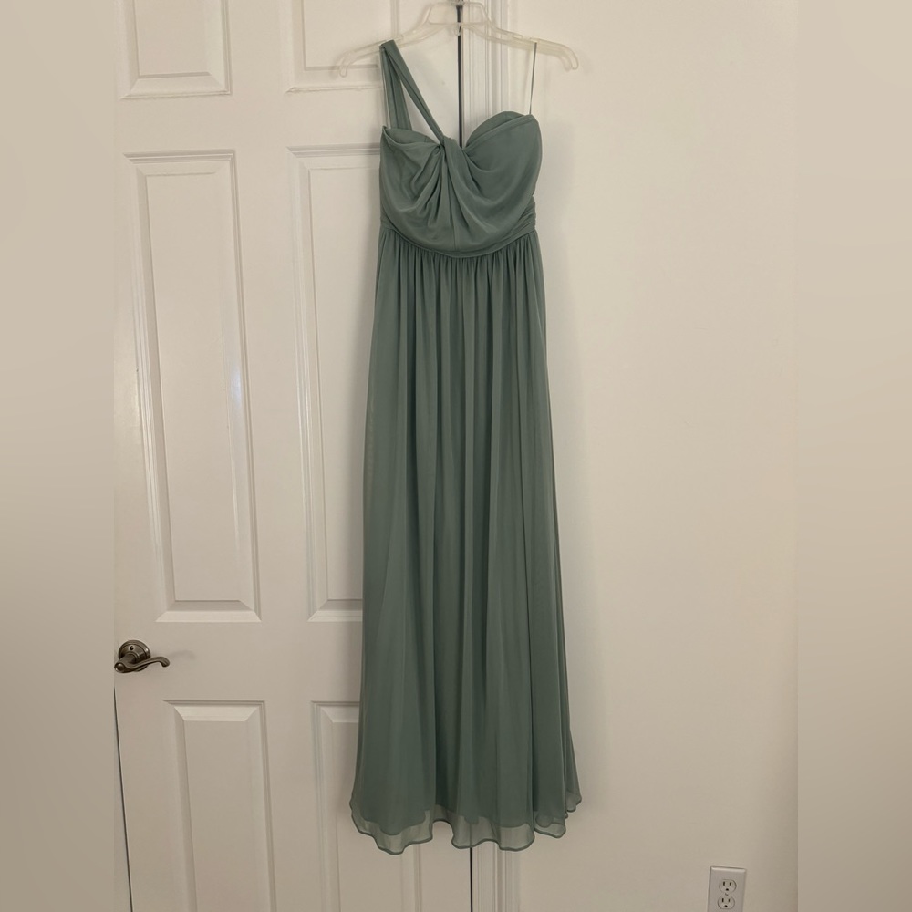 Birdy Grey Sage Green Bridesmaid Dress Size L Worn On… - Gem